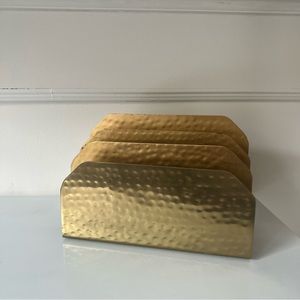 Gold Brass Mail Organizer